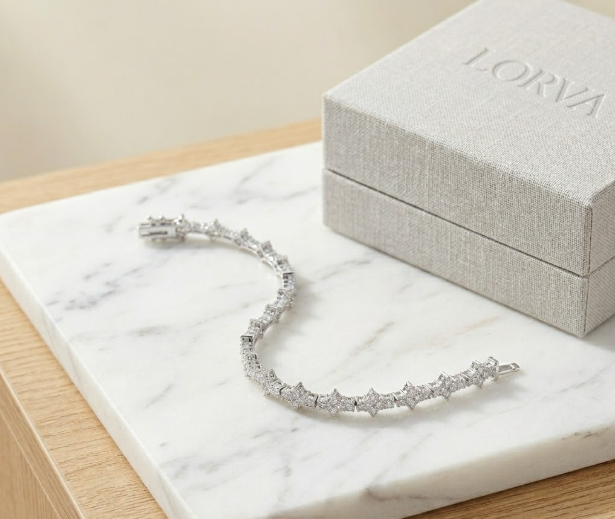 Diamond Star Link Bracelet