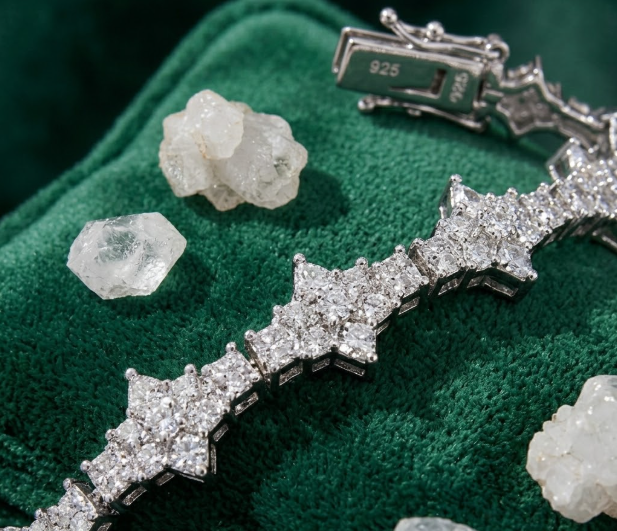 Diamond Star Link Bracelet