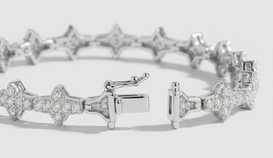 Diamond Star Link Bracelet