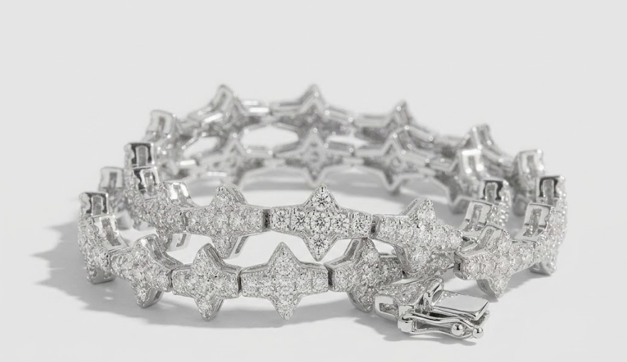 Diamond Star Link Bracelet