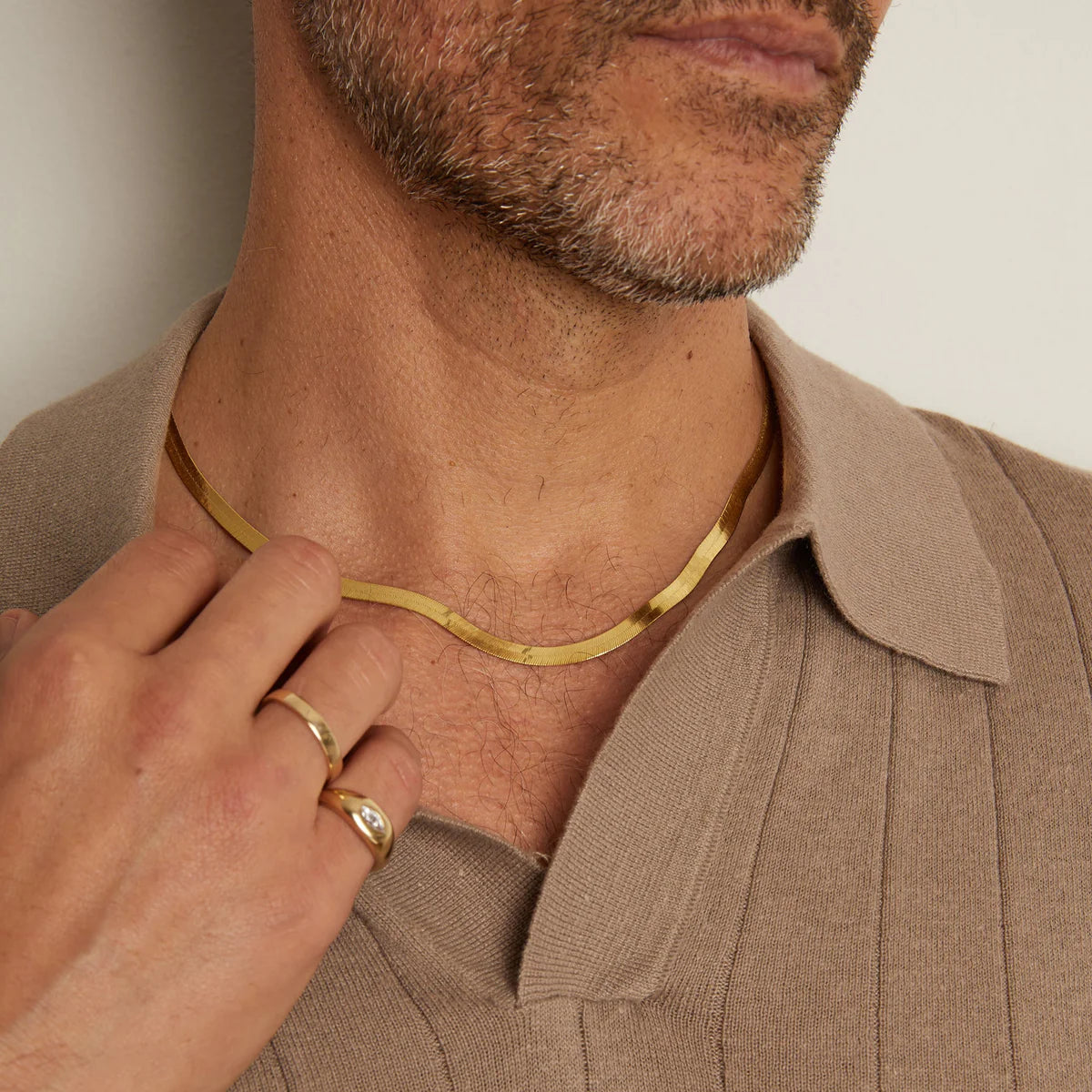 Classic Solid Gold Necklace