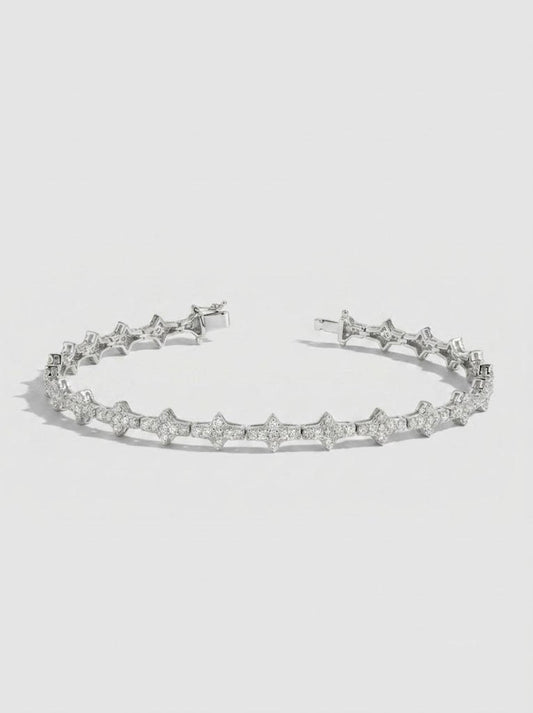 Diamond Star Link Bracelet